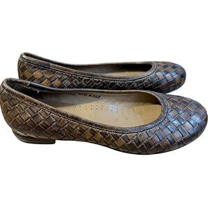 Calzoleria Toscana Womens Melania Ballerina Size 38.5